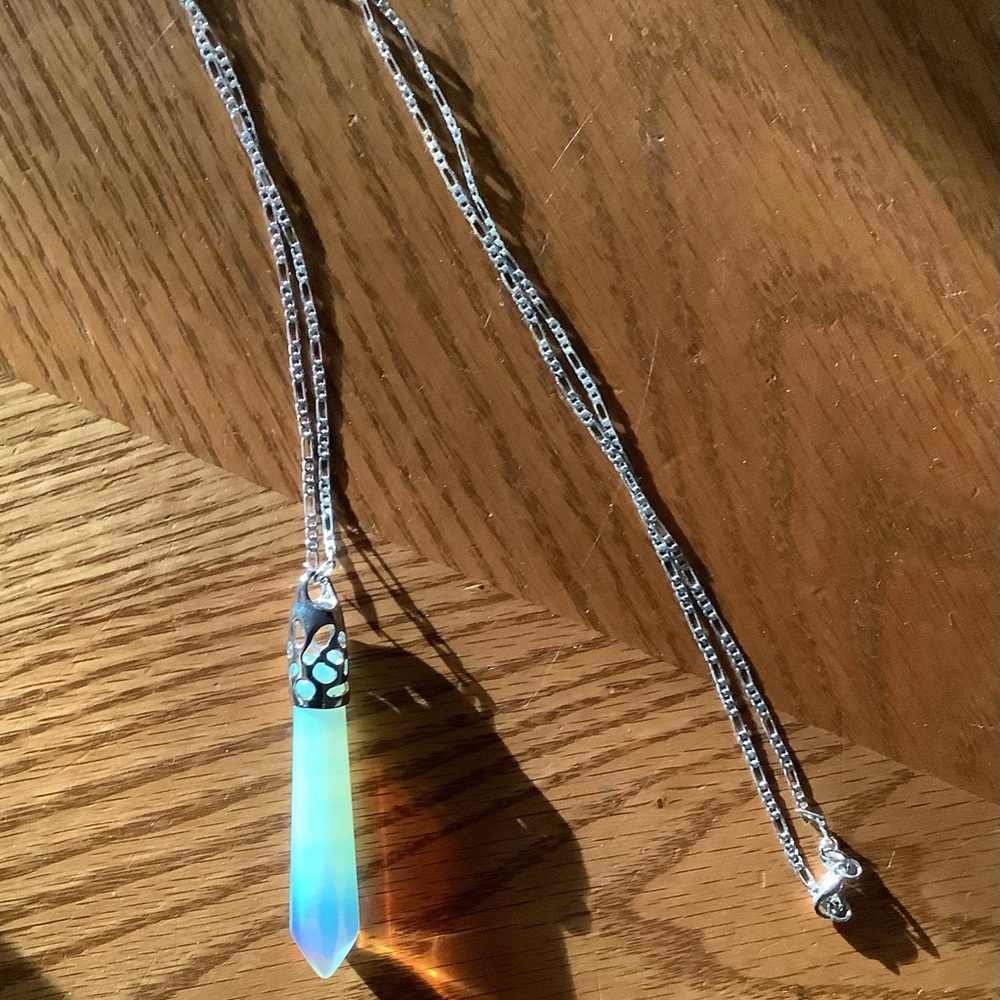 Natural Quartz Gemstone Hexagonal Pointed Reiki C… - image 2